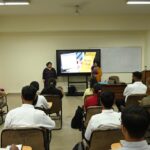 Faculty coordinators CS Puja Shree Agarwal and Dr. Namita guiding participants