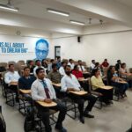 Students participating in Finance Bingo at Jaipuria Institute