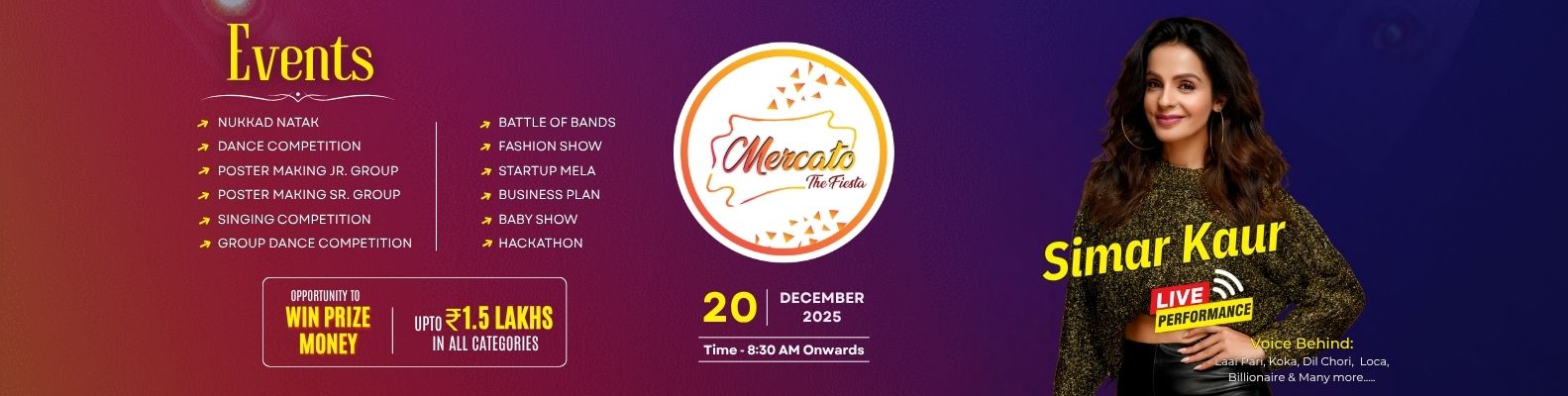 Mercato 2025 Events