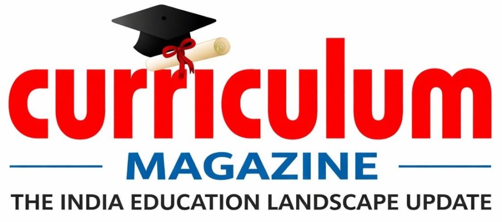 Curriculum Magazine logo with a graduation cap and diploma over the word 'curriculum' and the subtitle 'The India Education Landscape Update' beneath.