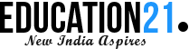 Logo featuring the number 21 in blue next to a black vertical bar on a white background, suggesting a brand mark or title.