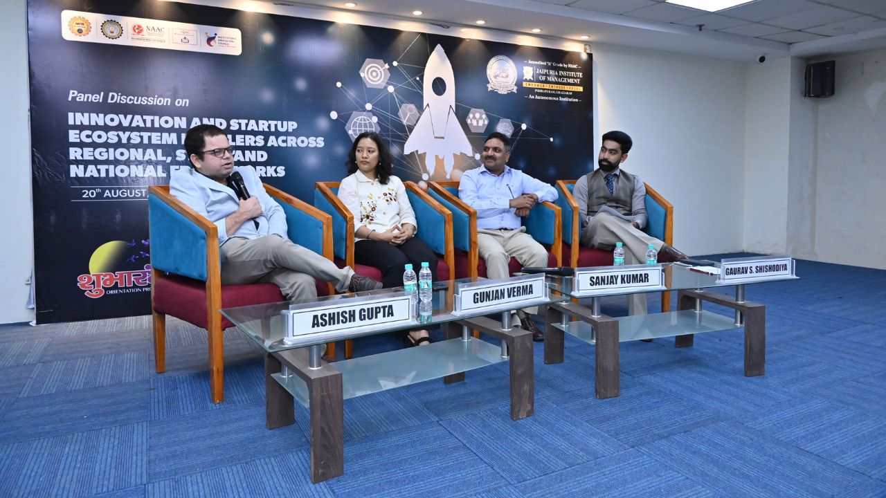 IIC Panel Discussion on Innovation & Startup Ecosystem (3) - Jaipuria Institute of Management, Indirapuram Ghaziabad IIC Panel Discussion on Innovation & Startup Ecosystem (3)