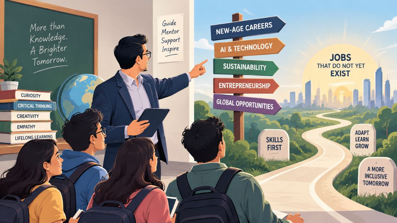 OPINION The Teacher as a career navigator Preparing students for jobs that do not yet exist (1)