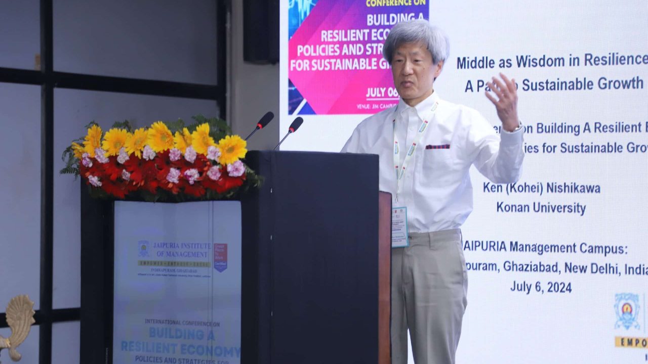 Keynote Address by Prof. Ken Nishikawa at the International Conference on Building a Resilient Economy