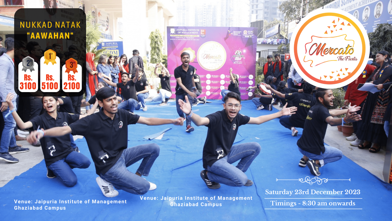 NUKKAD NATAK AAWAHAN_Jaipuria_Mercato