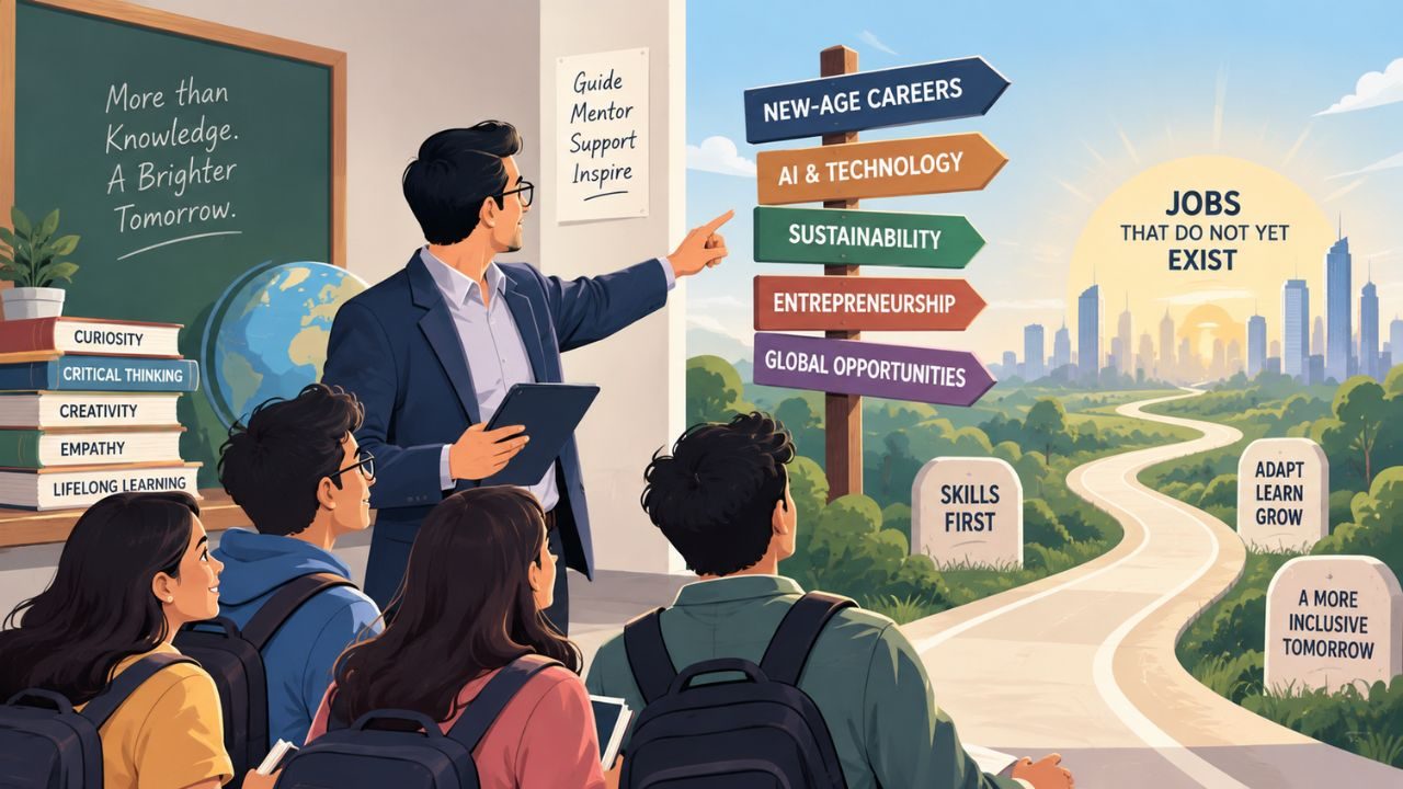 OPINION The Teacher as a career navigator Preparing students for jobs that do not yet exist (1)